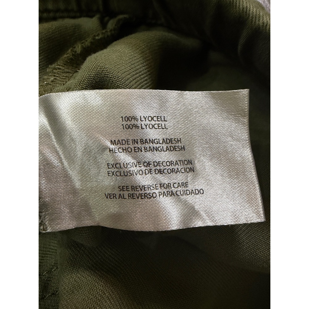 Gap Womens Olive Green Lyocell Utility Drawstring Shorts Size S Four Pocket - Picture 6 of 6